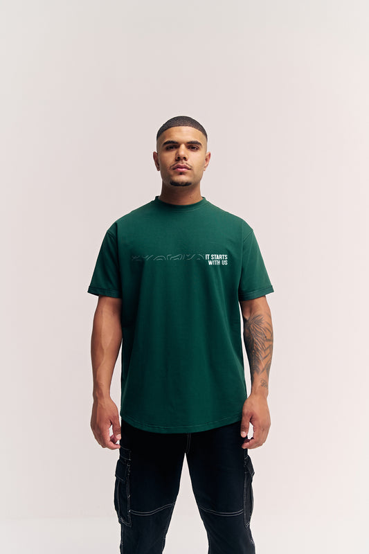 It Starts With Us | Green | Regular Fit